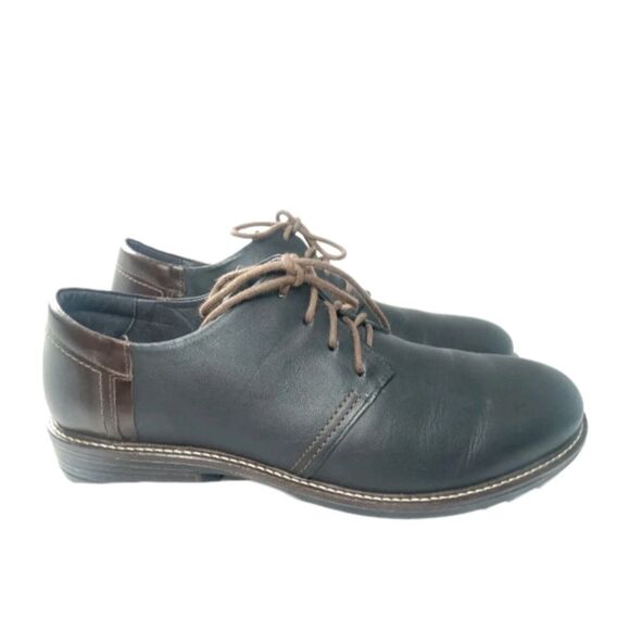 Naot Chief Dress Shoes Men\'s Size 12 US~ EU 45~Black & Brown Retail $214 main image 4